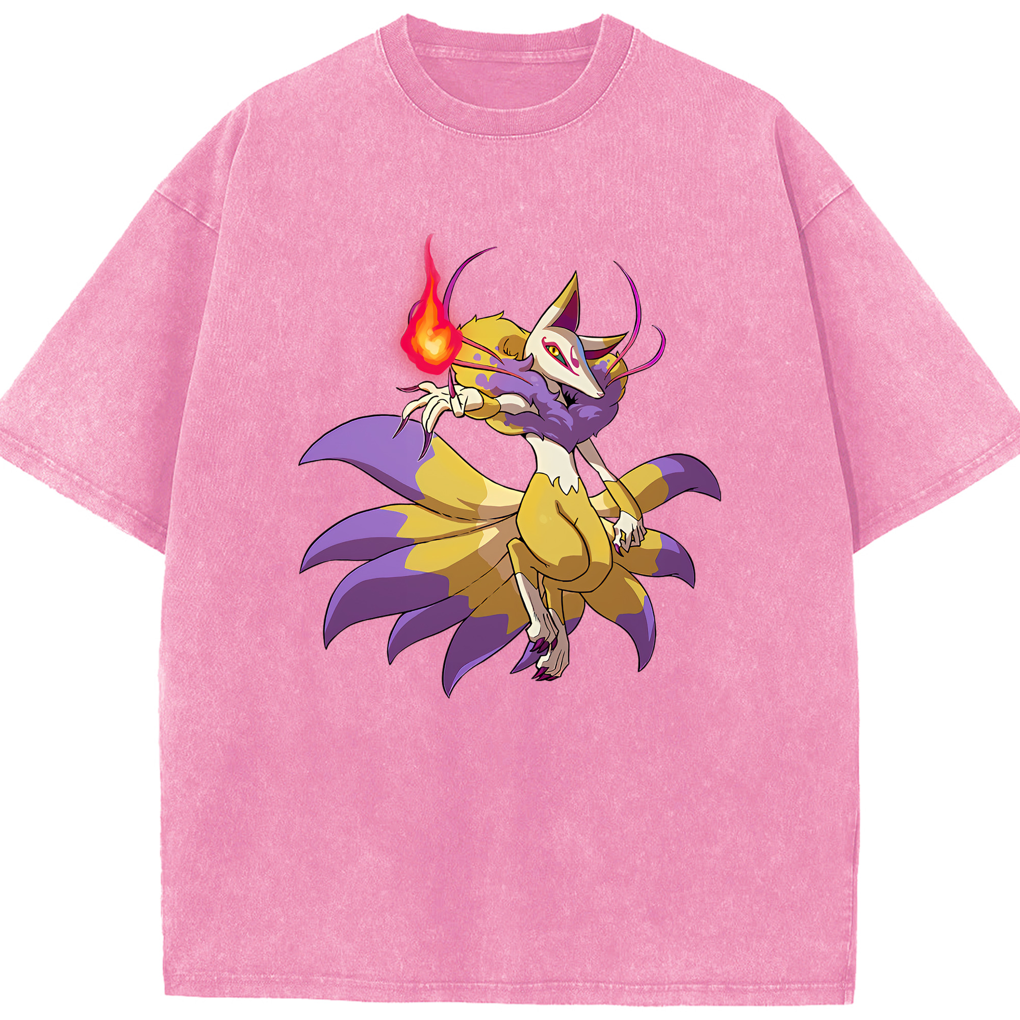 （画像用） 妖怪ウォッチ Yo-kai Watch 綿100% ヴィンテージ風 半袖Tシャツ（フロントプリント）